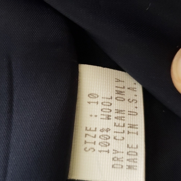 Nwt Essential Elements women's Blazer, Color Navy Blue, Size 10 - Picture 10 of 14